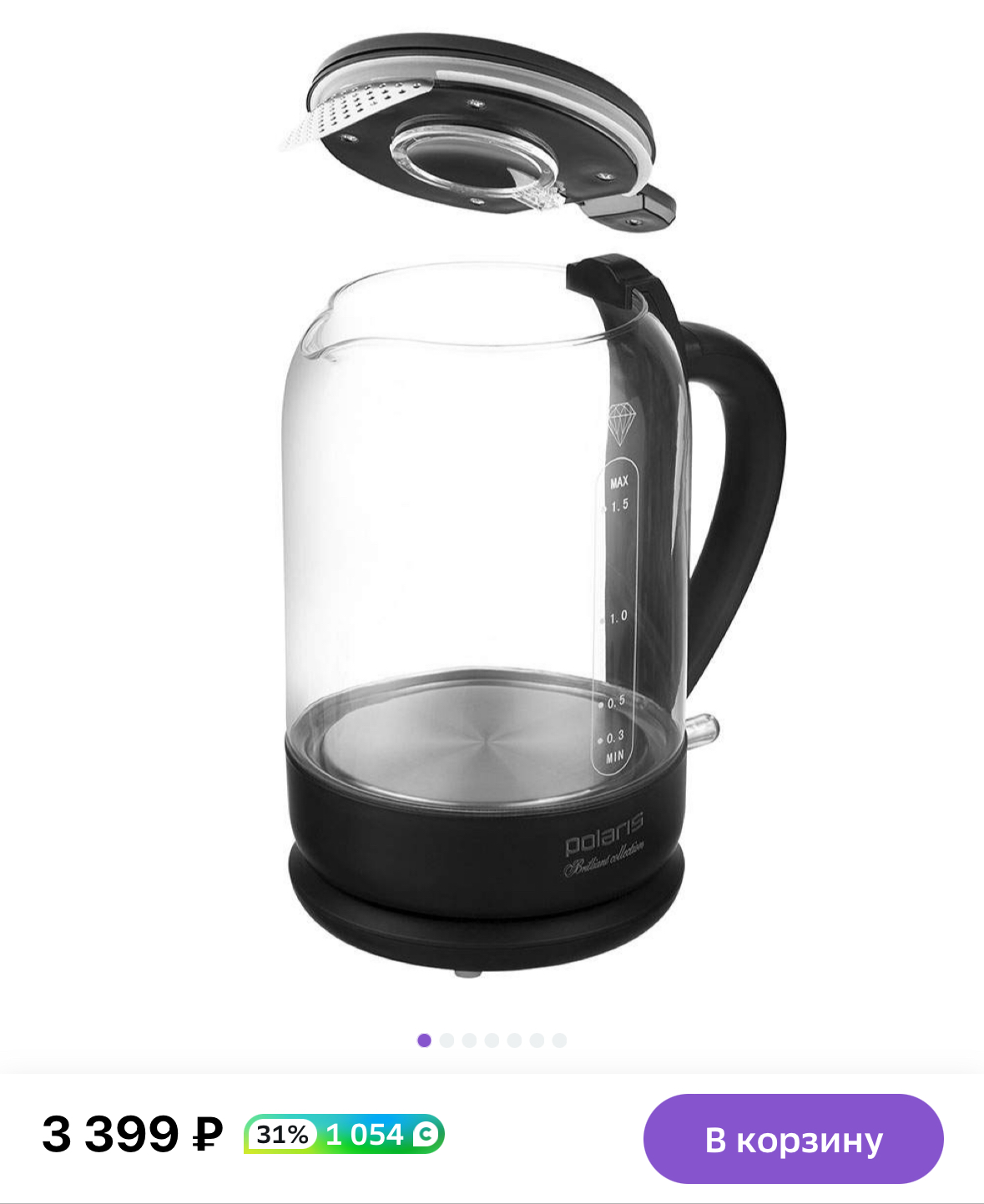 Чайник электрический Polaris